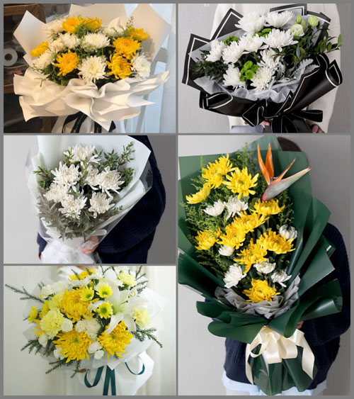 浙江省温州平阳县鳌江镇藕莲村白事花束代送